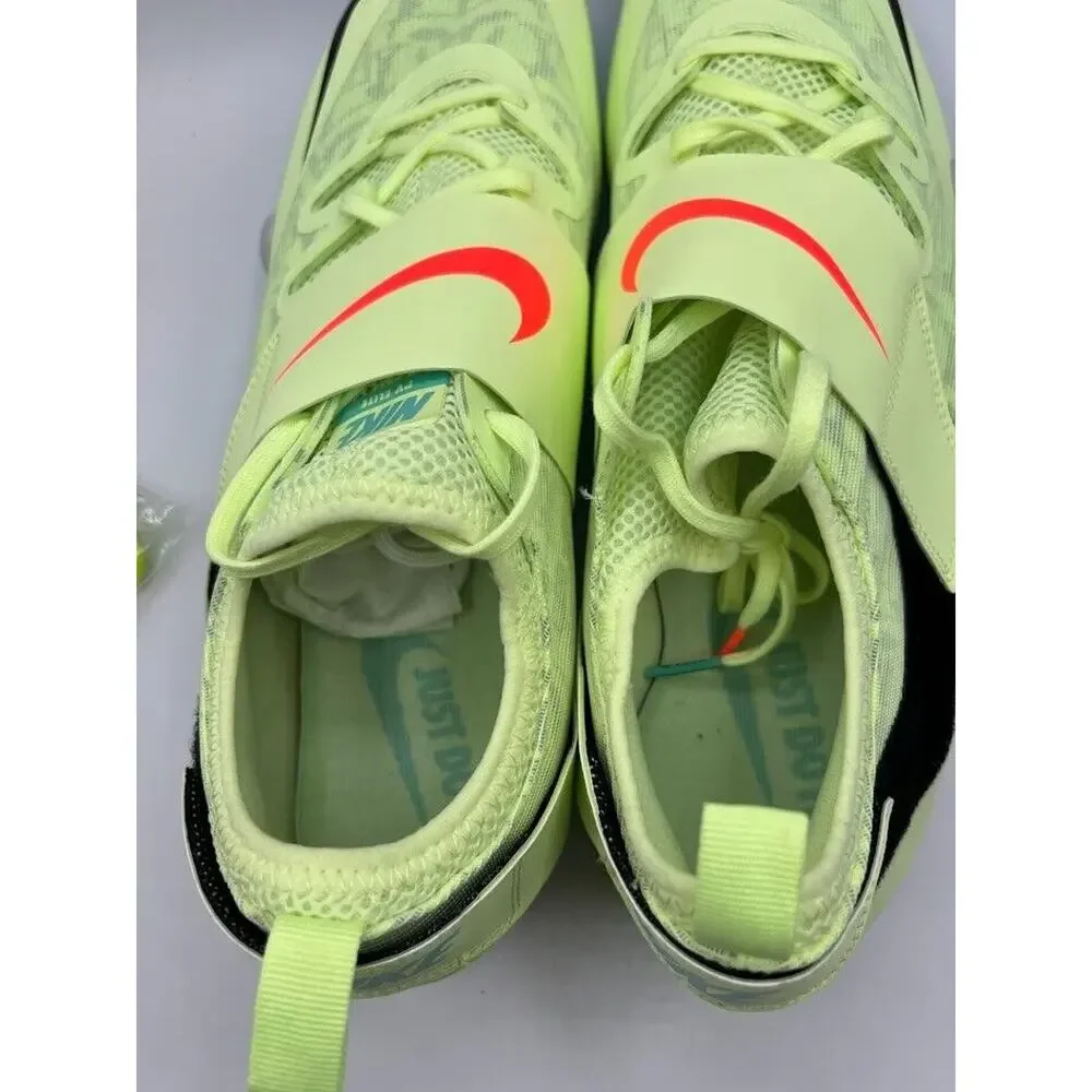 NIKE ZOOM POLE VAULT BARELY VOLT‎ TRACK SPIKES AA1204-700 MENS SIZE 13 NWOB